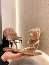 Rasteira Dourado