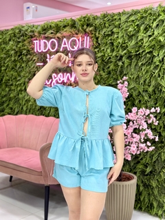 Conjunto Linho - Fabricia variedades