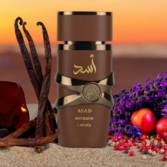 Perfume Árabe Lattafa Asad Bourbon Masculino Eau de Parfum - 100ml - Lu Cosméticos e perfumaria LTDA