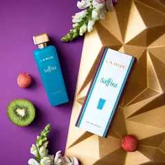 Saffira La Rive Eau de Parfum Feminino 90ml - Lu Cosméticos e perfumaria LTDA