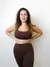 Conjunto top live e calça essencial | Chocolate