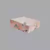 CAJA PARA CHOCOTORTA 25X25X7,5 FLOWER TAPA PVC