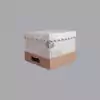 CAJA PARA TORTA DRIP BLANCA BASE MICRO+TAPA CIEGA 30X30X40