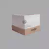 CAJA PARA TORTA DRIP BLANCA BASE MICRO+TAPA PVC 30X30X32