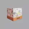 CAJA PARA TORTA DRIP FLOWER BASE MICRO +TAPA PVC 25X25X20