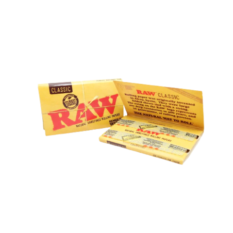 Papelillo classic doble single wide 70mm - RAW - comprar online