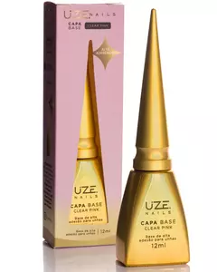 Capa Base Clear Pink 12ml Uze Nails - Passo 03 - comprar online