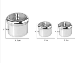 Kit Bandeja 3 Dappens em Inox - Dhy Unhas