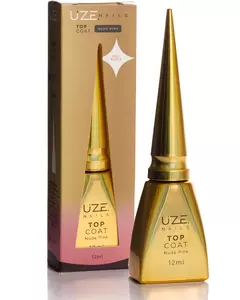 Top Coat Nude Pink 12ml Uze Nails - comprar online
