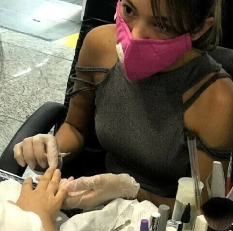 Máscara com Filtro - Manicure Protegida