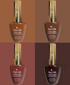 Esmaltes Em Gel Real Love Coleção Marrom - comprar online