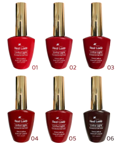 Esmalte Em Gel Coleção Vermelhos Real Love - Dhy Unhas