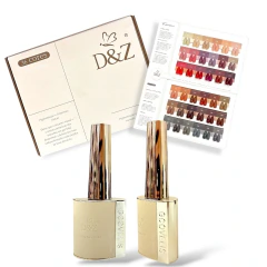 Coleção Charm Nail Esmalte em gel 36 cores + Mostruário D&Z