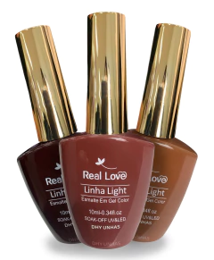 Esmaltes Em Gel Real Love Coleção Marrom - loja online