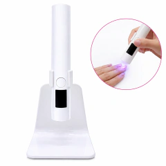 Lanterna Uv/Led Portatil Branca Com Suporte Dafu