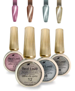 Esmalte Em Gel Refletivo Glitter Olho De Gato 10ml Real Love - loja online
