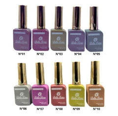 Coleção Completa Esmaltes Refletivo Bella Rosa