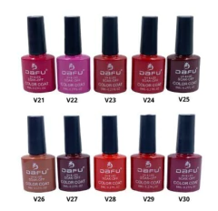 Esmalte Dafu 40 Cores Vermelhos 8ml - Dhy Unhas