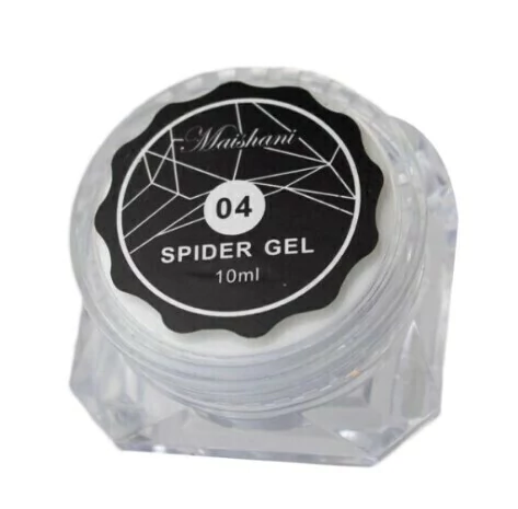 Spider Gel Teia De Aranha Led/Uv Preto 10ml