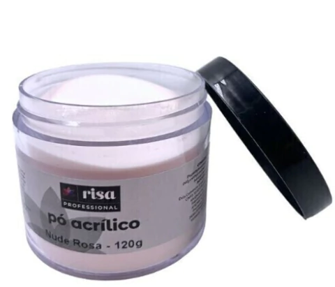 Pó Acrilico Risa Nude Rosa 120g