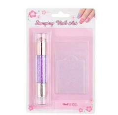 Kit Carimbo Duplo Cristais - Dhy Unhas