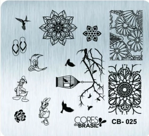 CB025 - Placa em Aço inox