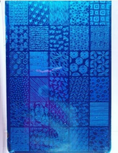 KIT DE CARIMBO DE SILICONE E PLACA - Dhy Unhas