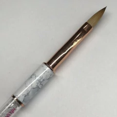 Pincel kolinsky Marmore n10 - Dhy Unhas
