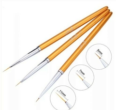 Kit 3 Pincéis Filetes Adaptados - comprar online