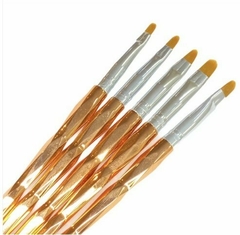 Kit 5 Pincéis Cabo Cristal