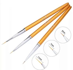 Kit de Pincéis Filetes Adaptados