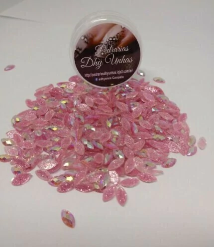 Pacote com aprox. 50 Navete Glitter Boreal