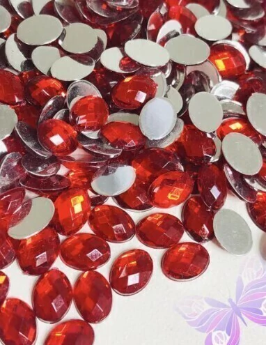 Strass pacote com 20 Strass Oval
