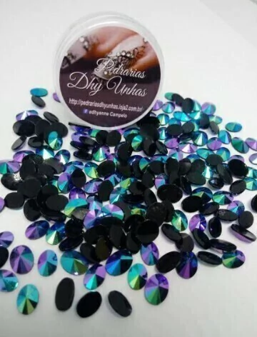 Pacote com aprox. 10 Oval De Ponta