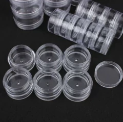 Torre 5 potes de rosquear para guardar pedrarias - comprar online