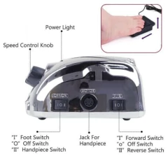 Motor Cromado 35.000 Rpm - Dhy Unhas