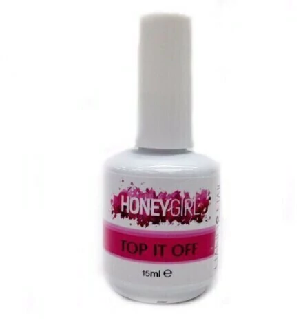 Top Coat ou Base Gel Uv Led Esmalte Unhas Gel Honey Girl 15 Ml