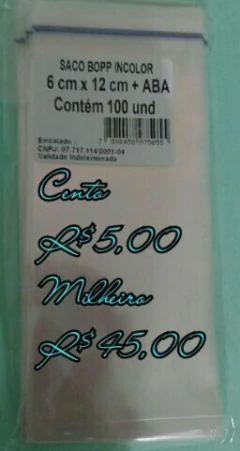 Pacote com 1 Mil Embalagens Adesivadas - Dhy Unhas