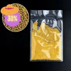 Pacote com 50 gramas de Caviar metal