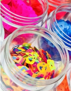 Caixa Com 12 Potes Grandes de Glitter - comprar online