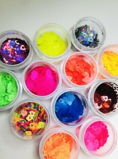 Caixa Com 12 Potes Grandes de Glitter - loja online