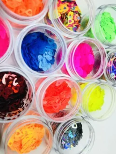 Coleção Corações Vazados Potes Grandes - Dhy Unhas