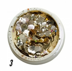 Glitter flocado grande - Dhy Unhas