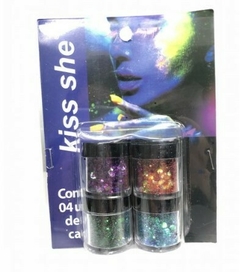 Kit Glitter Flocado - Dhy Unhas