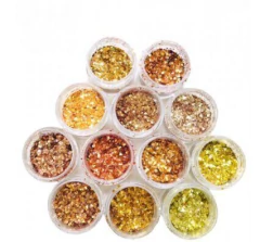 Caixa Com 12 Potes Grandes de Glitter - comprar online