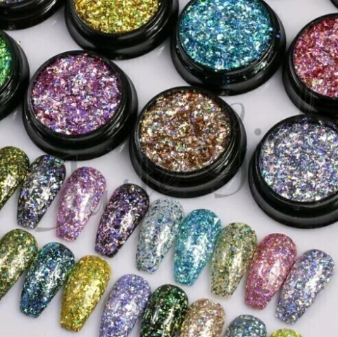 Glitter Efeito Papel Picado