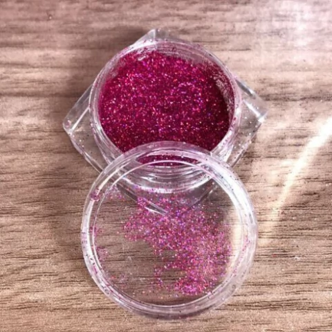 Glitter Fino Efeito Holográfico