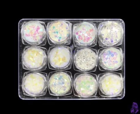 Glitters flocados Furta cor