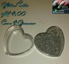 Pote com 4 gramas de gliter - comprar online