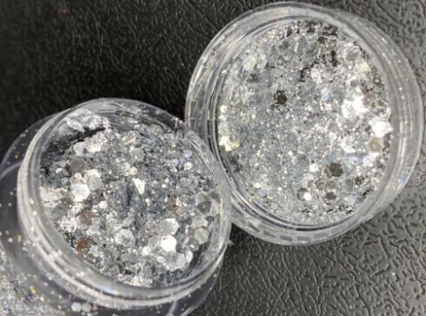 Pote Glitter Flocos Grandes